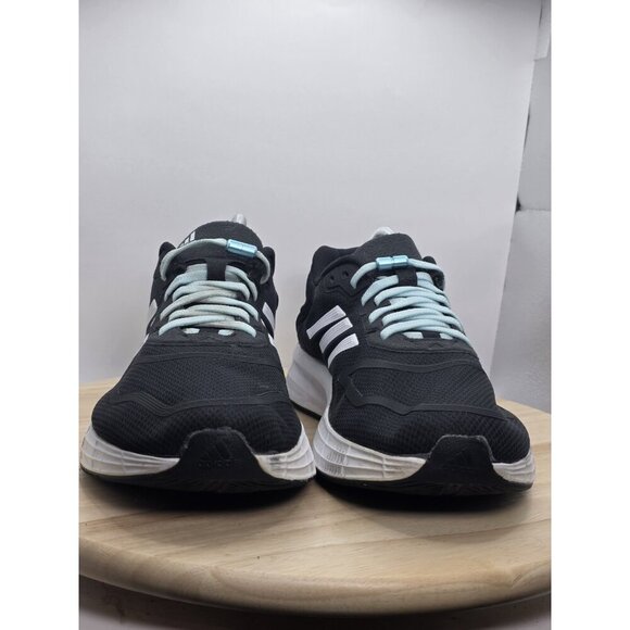 Men's Adidas Duramo Black White Athletic Shoes Size 8 - Excellent Pre-owned - Picture 2 of 10